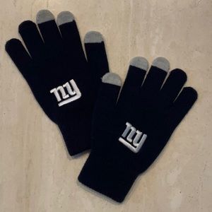 NY Giants Gloves Unisex Knit New York NWOT Logo Season Ticket Holder Blue